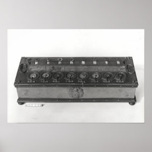 Calculating Machine invented Poster