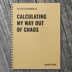 Calculating My Way Out of Chaos Office Notebook