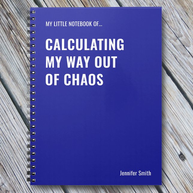 Calculating My Way Out of Chaos Office Notebook (Creator Uploaded)
