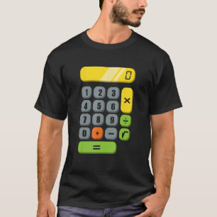 Calculator Costume Halloween Easy Cosplay Math Gee T-Shirt
