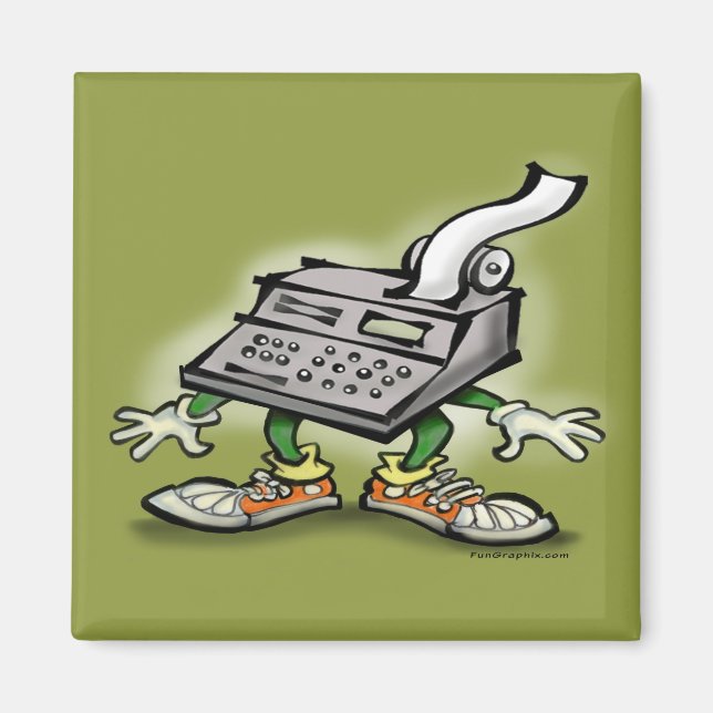 Calculator Dude Magnet (Front)