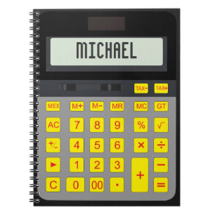 Calculator graphic notebook