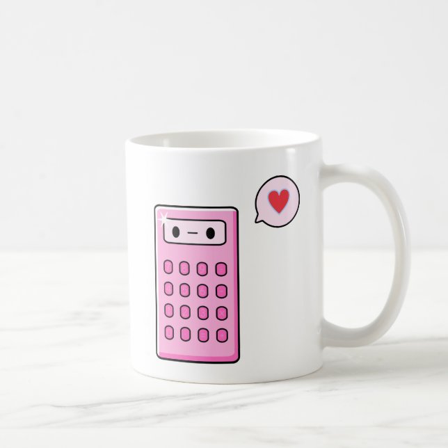 Calculator Love Coffee Mug (Right)