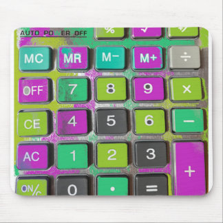 calculator mouse pad