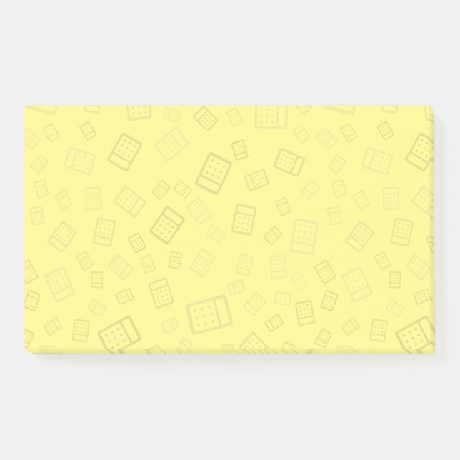 Calculator Pattern Post-it Notes (Front)