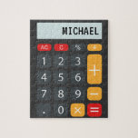 Calculator Personalised Name Jigsaw Puzzle<br><div class="desc">Calculator Personalised Name</div>