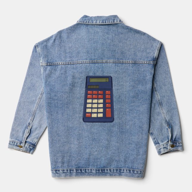 Calculatrice des années 80 90 Math School Nostalgi (Verso)