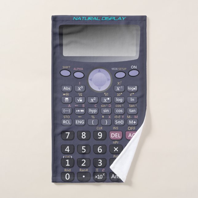 Calculatrice scientifique (Serviette à main)