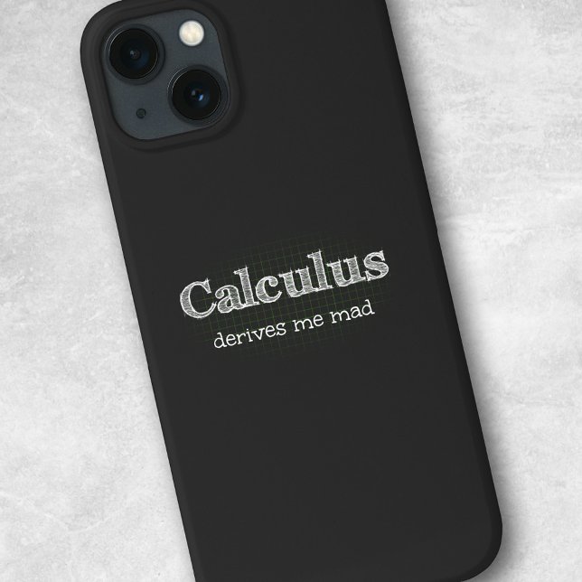 Calculus Derives Me Mad Math Humour Case-Mate iPhone Case (Creator Uploaded)