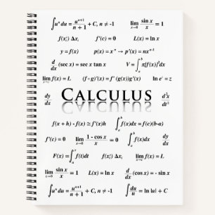 Calculus Equations Notebook