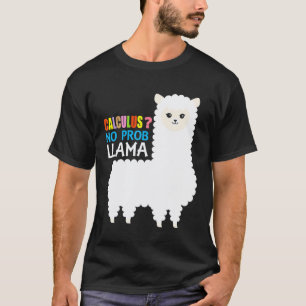 Calculus Llama Alpaca School Math Teacher Humour T-Shirt
