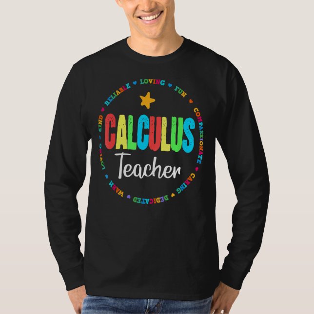 Calculus Teacher Math Teachers Algebra Squad Maths T-Shirt (Front)