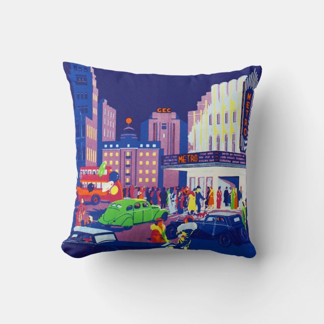 Calcutta Throw Pillow (Front)