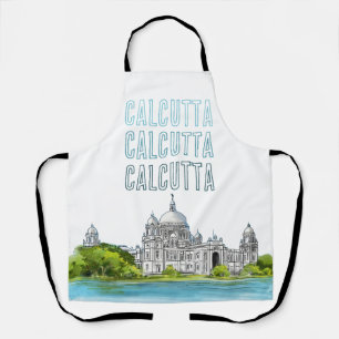 Calcutta "Victoria Memorial" Kolkata Bengali Apron