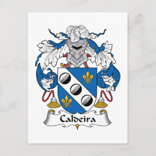 Caldeira Family Crest Postcard