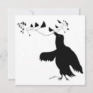 Calder Catching Bird Holiday Card