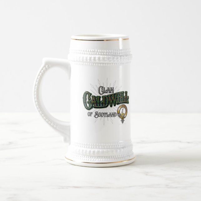 Caldwell Clan Beer Stein (Left)