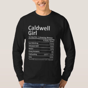 Caldwell Girl Id Idaho Funny City Home Roots Usa T-Shirt