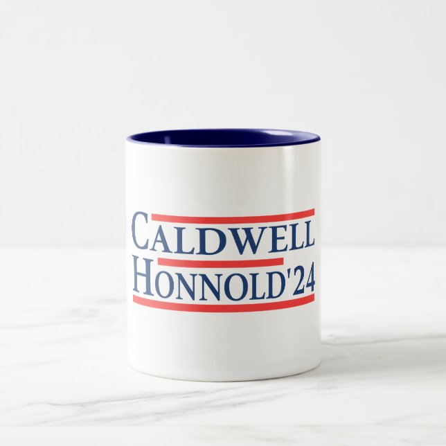 Caldwell Honnold 2024 Two-Tone Coffee Mug (Center)