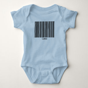 Caleb Personalized Functional Barcode Tee