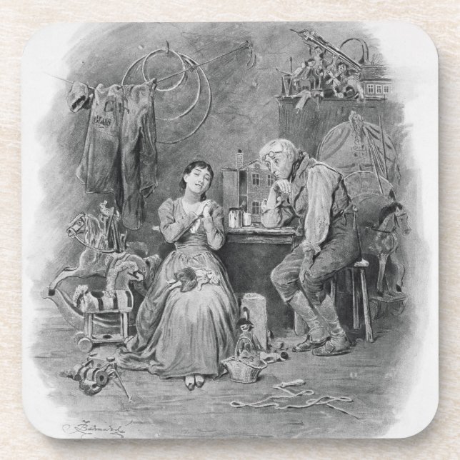 Caleb Plummer and his blind daughter, from 'Charle Coaster (Front)