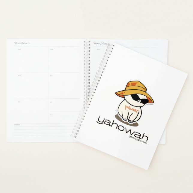 Caleb Yahwoof Planner (Devant avec enveloppe)