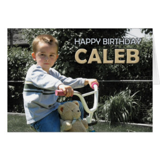 Caleb's card