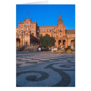 Calèche dans la Plaza de Espana à