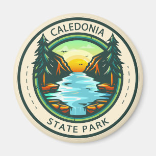 Caledonia State Park Pennsylvania Badge Magnet