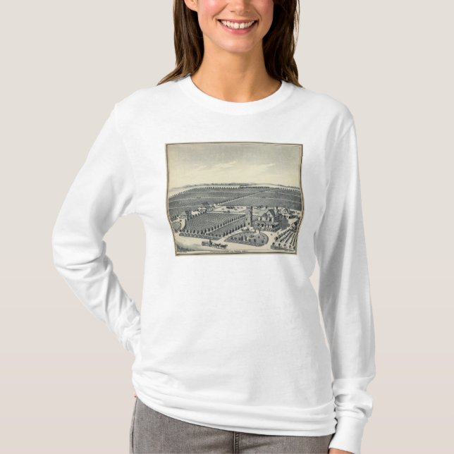 Caledonia Vineyard County, Fresno T-Shirt (Front)