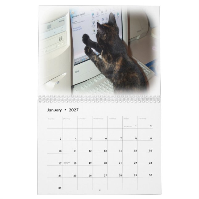 Calendar 2012 - Cats (Jan 2027)
