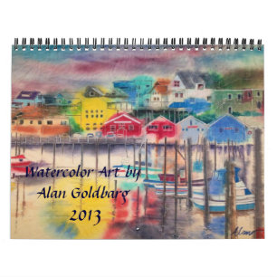 CALENDAR 2013- WATERCOLOR ART OF ALAN GOLDBARG
