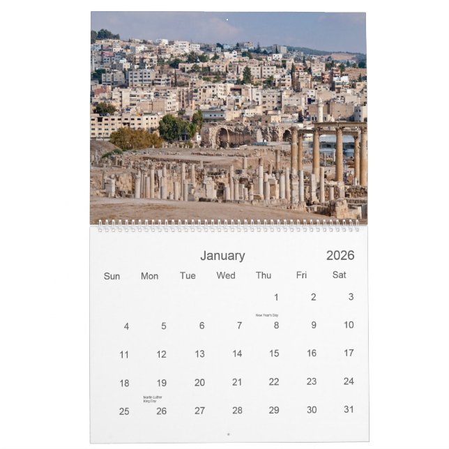 Calendar 2016 Jordan (Jan 2026)