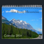 Calendar 2016 - The Rocky Mountains, Canada<br><div class="desc">Calendar 2016 with photos from The Rocky Mountains, Canada. Original photos by First_Choice store on zazzle.com. The calendar contains scenic images from the Canadian Rockies. It has 12 pages - for each calendar month and 2 front and back pages. The calendar is without Holidays dates but they can be added...</div>