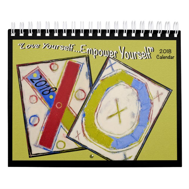Calendar 2018 - Love Yourself, Empower Yourself (Cover)
