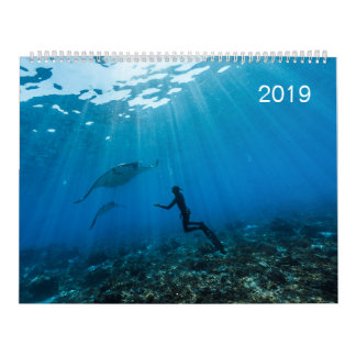 Calendar 2019 - Under the Ocean's Surface
