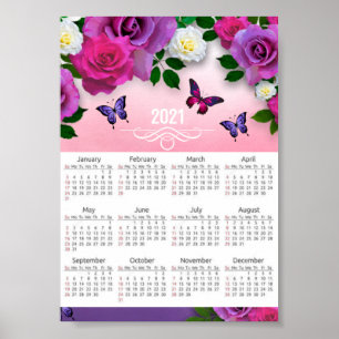 Calendar 2021 poster