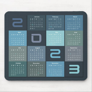 Calendar 2023 mouse pad
