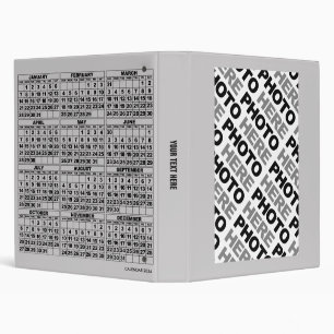 Calendar 2024 Binder Gray