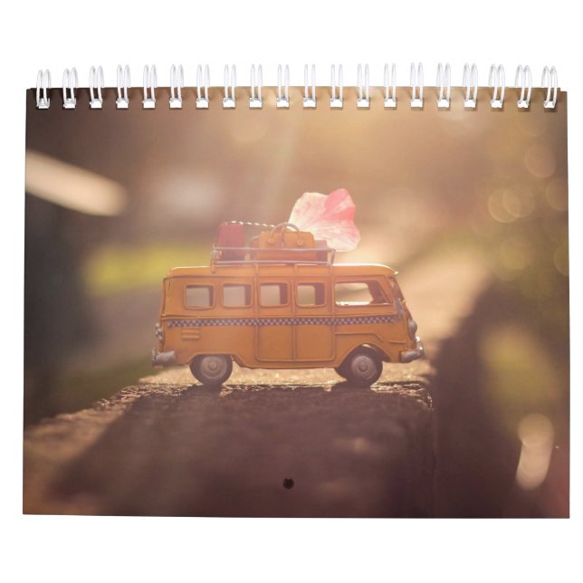 Calendar 2025 | An adventure of little yellow car (Back)