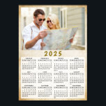 Calendar 2025 Custom Photo Poster<br><div class="desc">This small 2025 calendar poster in 5x7 inches is a template to upload your custom photo. Create a practical personalized gift or a keepsake for your family and friends. It's a Sunday through Saturday yearly calendar for 2025.</div>