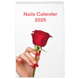 Calendar 2025 Nails Beauty