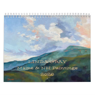 Calendar 2026 Linda Gray Paintings of NH & ME 
