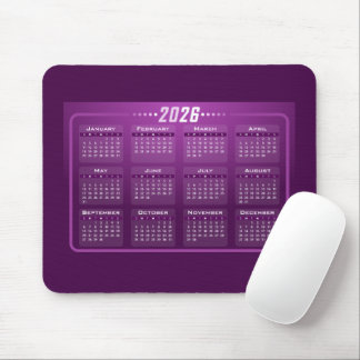 Calendar 2026 mouse pad