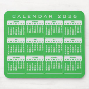 Calendar 2026 mouse pad