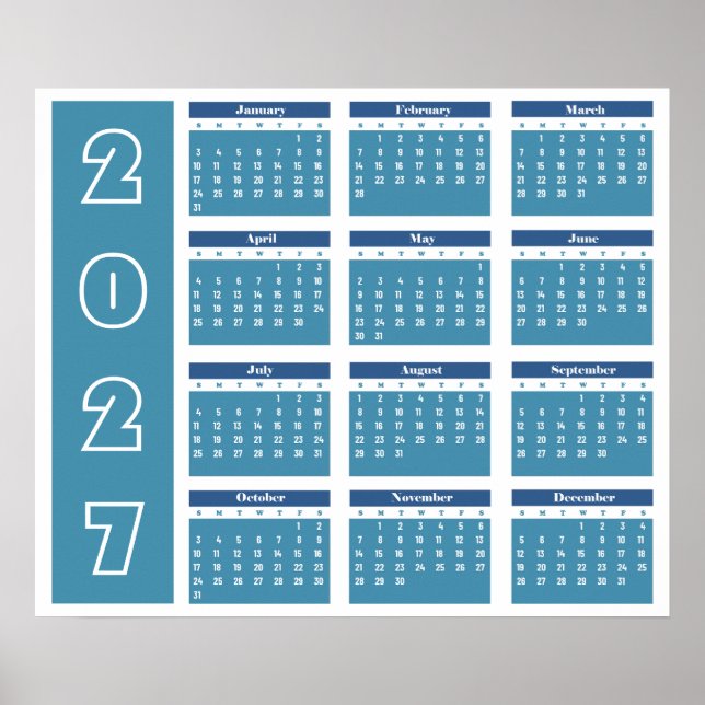 Calendar 2027 poster (Front)
