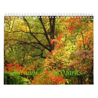 Calendar Autumn in the Ozarks