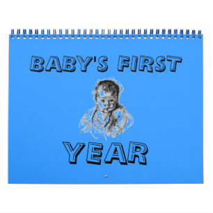 CALENDAR BABYS FIRST YEAR ADD PHOTOS PERSONALIZE
