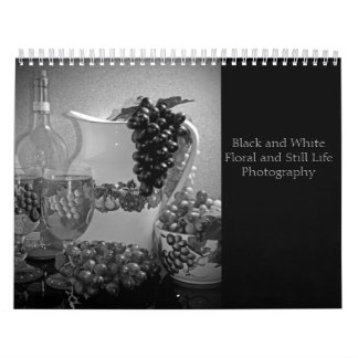 Calendar Black & White Floral and Still Life