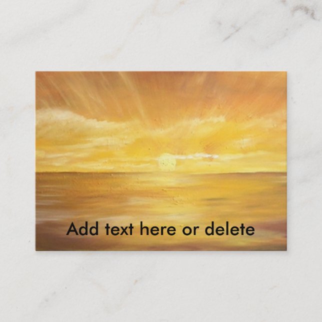 CALENDAR  Business Card (Front)